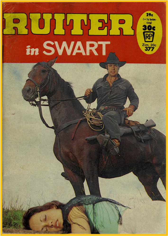 Ruiter in Swart